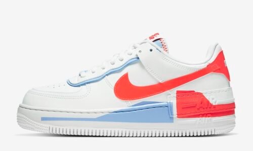 NIKE AIR FORCE SHADOW WHITE ORANGE