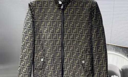 Fendi Jacket  Tan Black